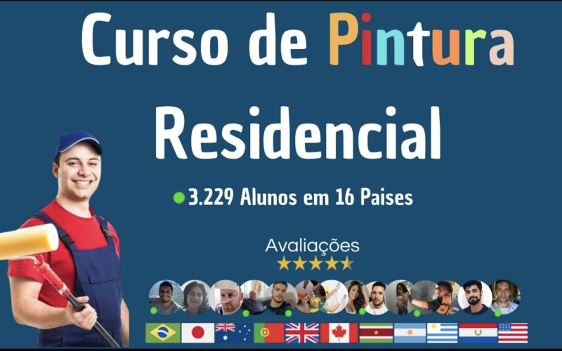 Curso de pintura residencial profissionalizantes 